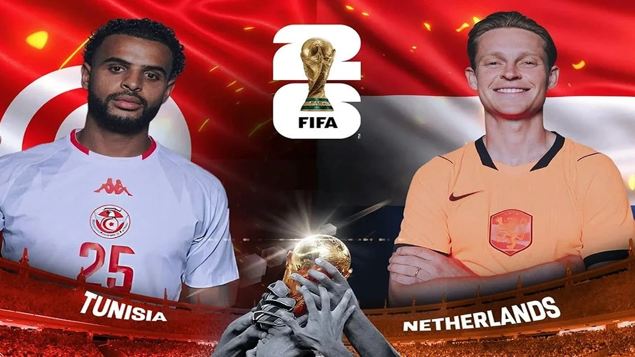 قنوات بث مباراة هولندا وتونس في كأس العالم القادمة
